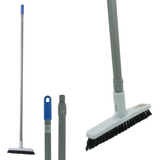 Cepillo Para Lavar Azulejos y Juntas con Poste Metálico