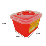 Recipiente Para Cortopunzantes 5 Litros