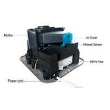 Secador de Manos Eléctrico Turbo 110v Acero Inoxidable Filtro HEPA
