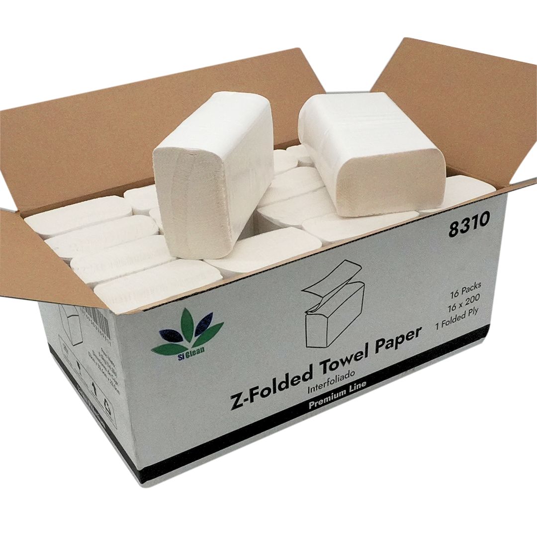 Papel Toalla Foliado 16 Pqts x 200 Hojas (3200 hojas) (1 pliego) -8310-