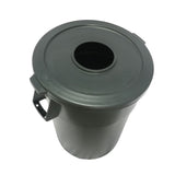 Cesto para Basura 180L-44G Gris Con Tapa Hueca Bolsa38