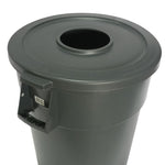 Cesto para Basura 180L-44G Gris Con Tapa Hueca Bolsa38