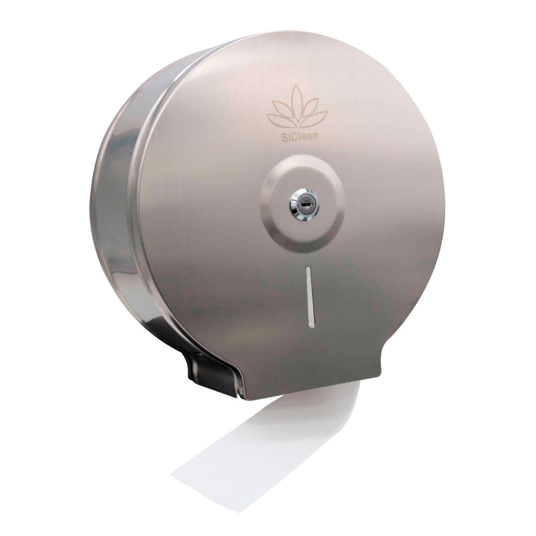 Dispensador Papel Higiénico Jumbo Acero Inoxidable -1083-