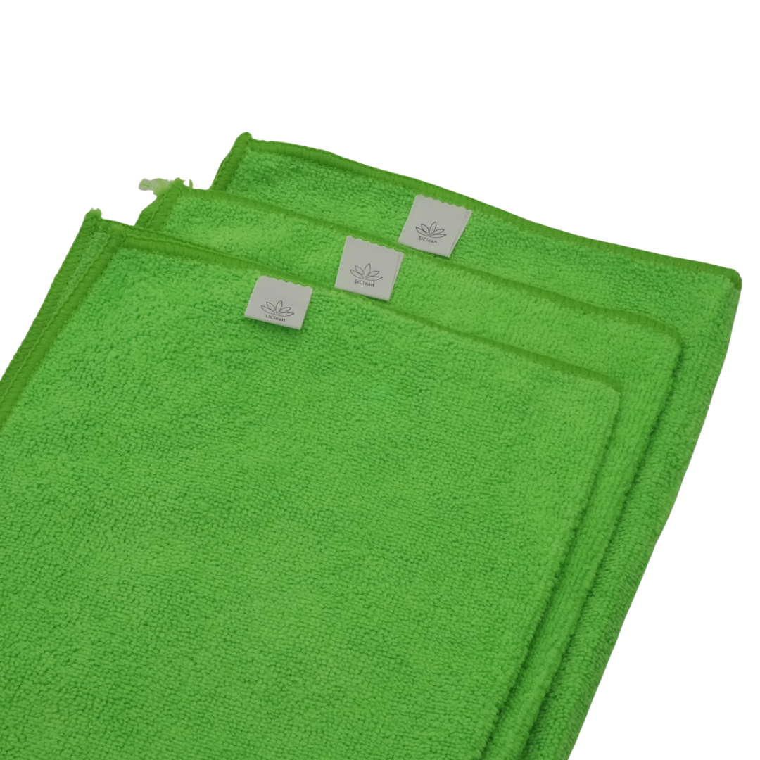 Paños de Microfibra 40x40cm Paquete de 25 Unidades - 4 Colores