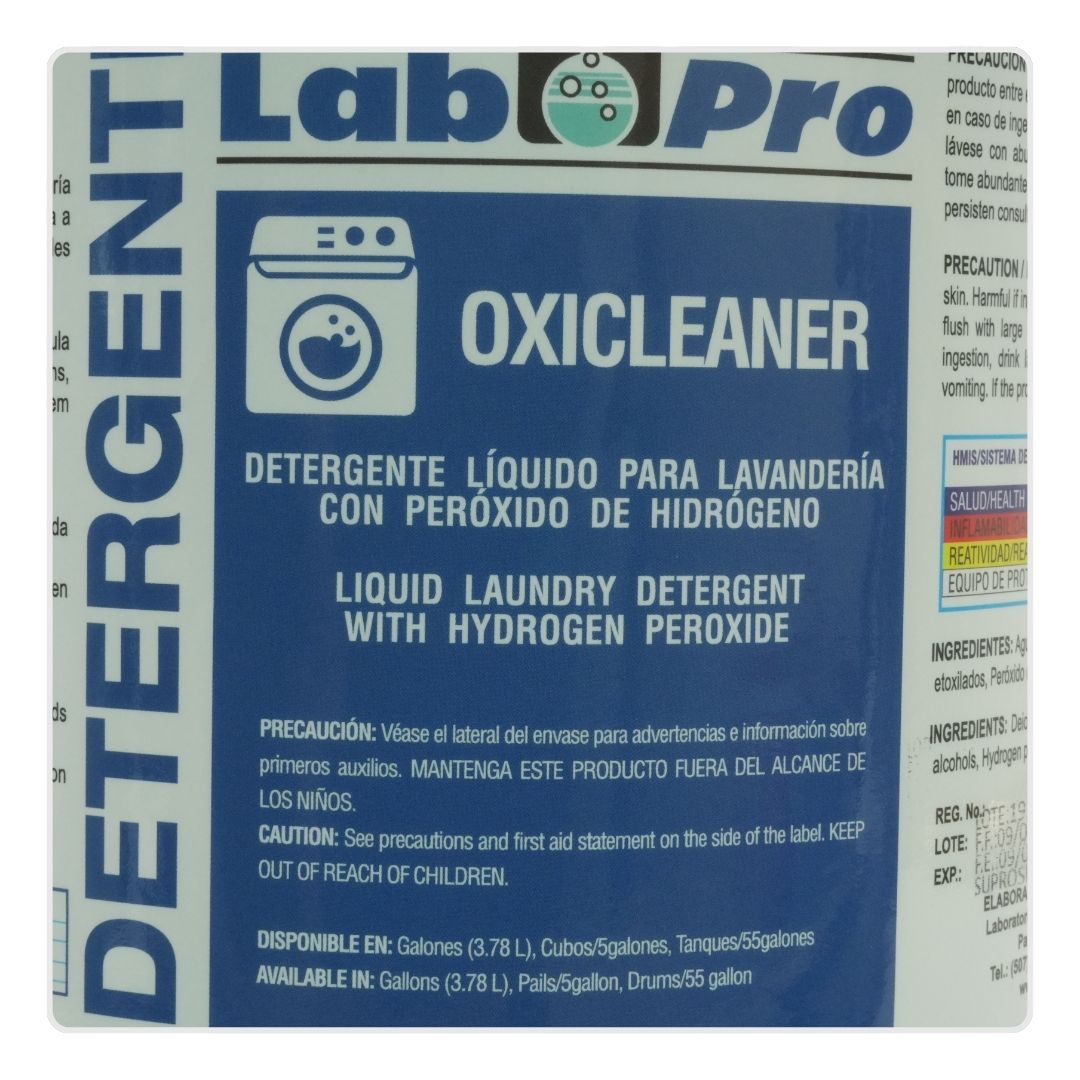 Detergente Líquido con Peróxido de Hidrógeno - Oxicleaner Galón