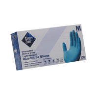 Guantes de Nitrilo Azul x 100 unidades