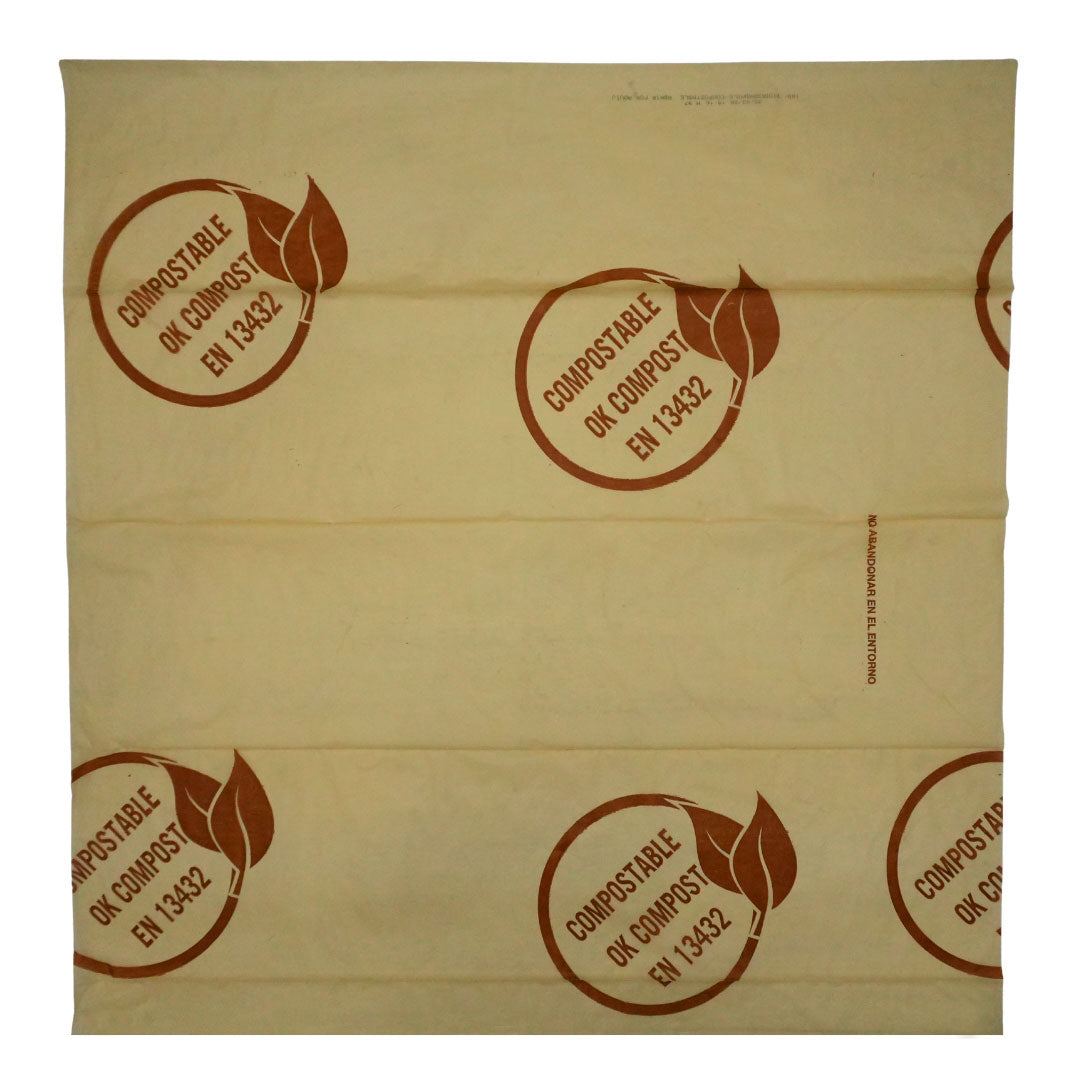 Bolsa Bio-Compostable 90x110cm (35.43 x 43.30") Rollo 10und - 31.7gls