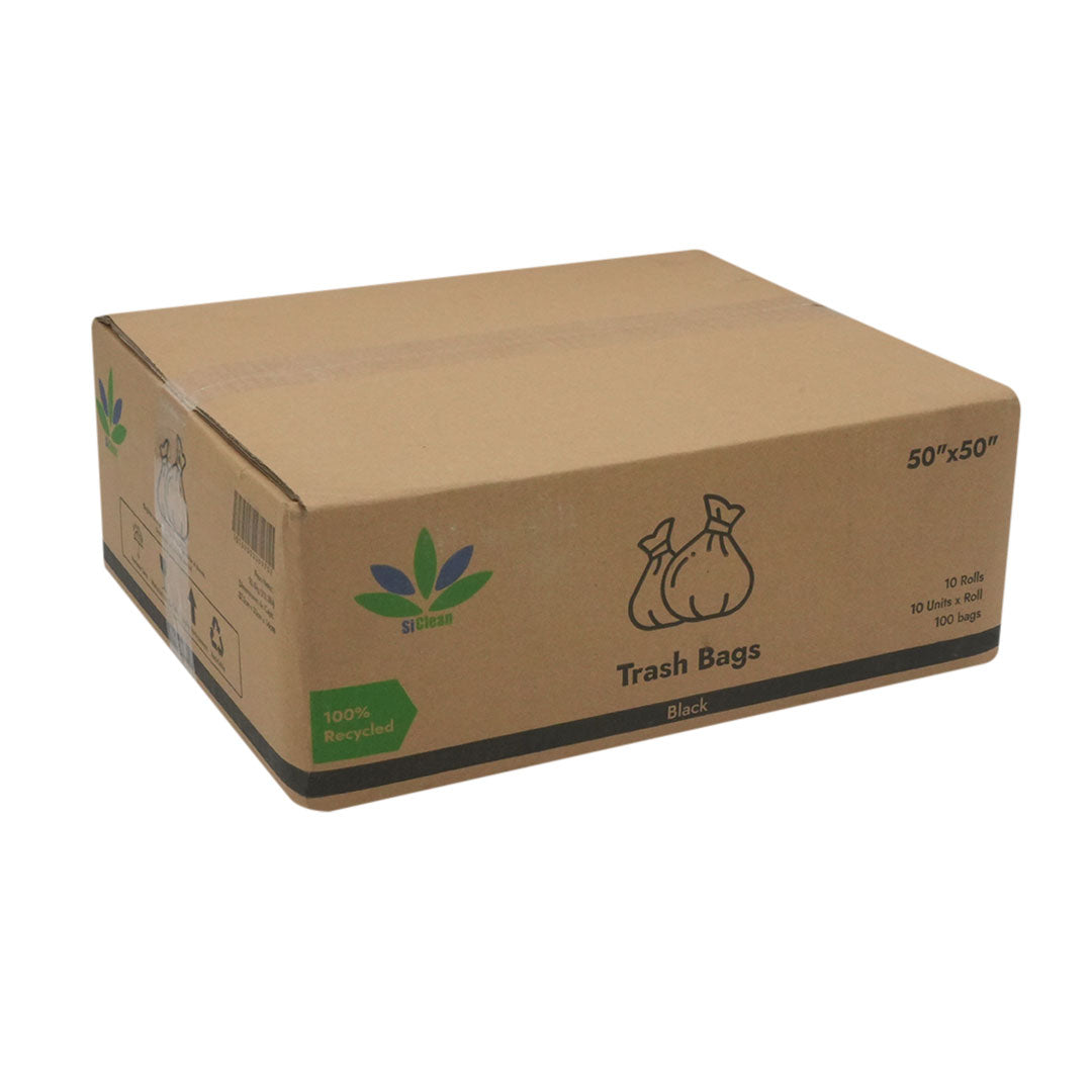 Caja De Bolsa Negra Para Basura. 18x18, 23x30, 32x40, 38x50, 50x50