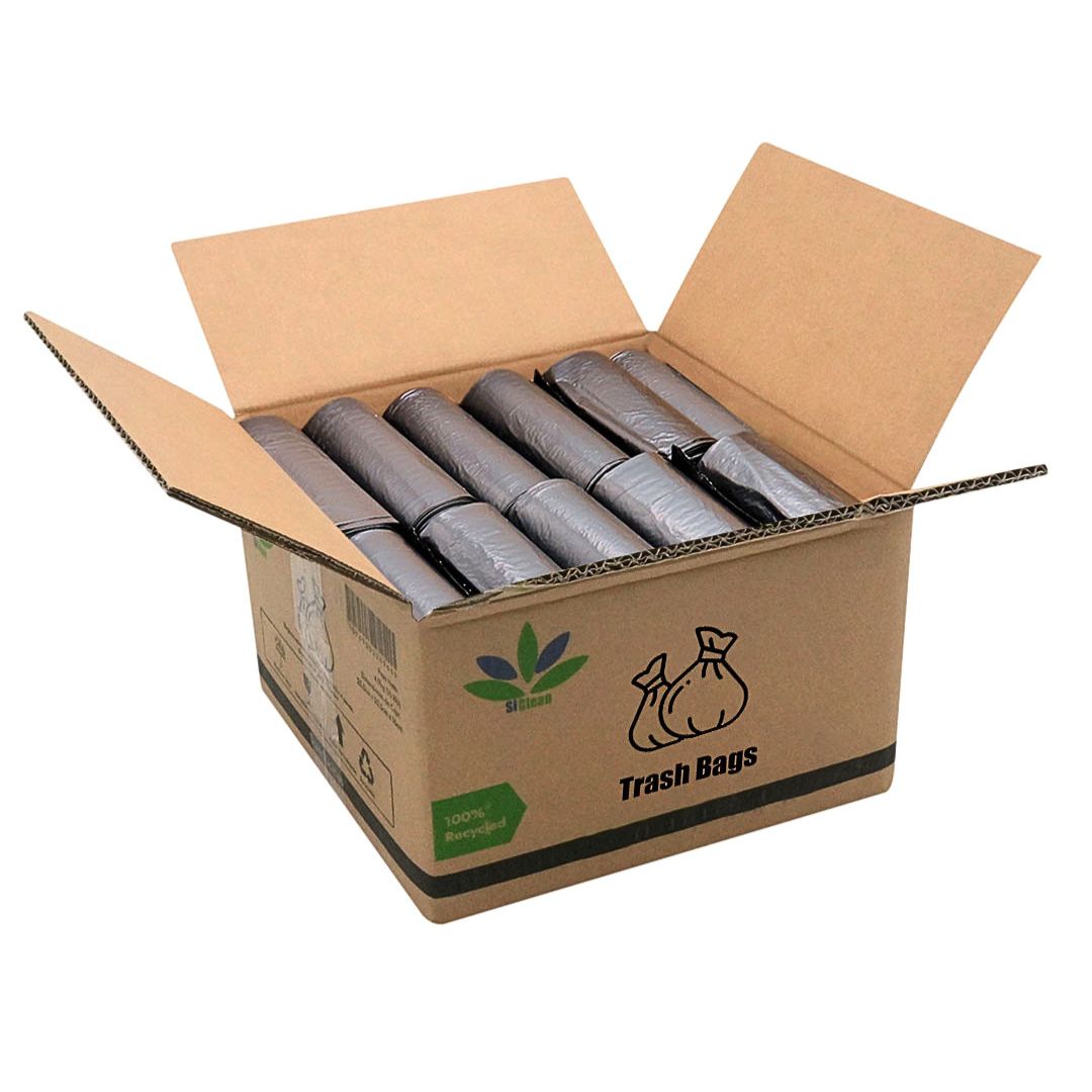 Caja De Bolsa Negra Para Basura. 18x18, 23x30, 32x40, 38x50, 50x50