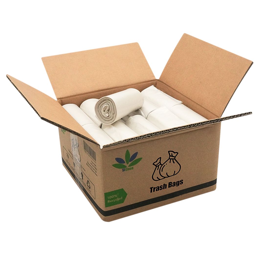 Caja De Bolsa Transparente Para Basura. 18x18, 23x30, 32x40, 38x50, 50x50