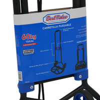 Carretilla Plegable De Acero Capacidad 60kg