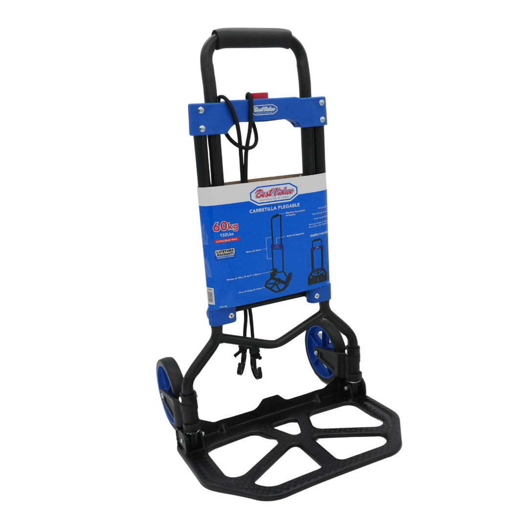 Carretilla Plegable De Acero Capacidad 60kg
