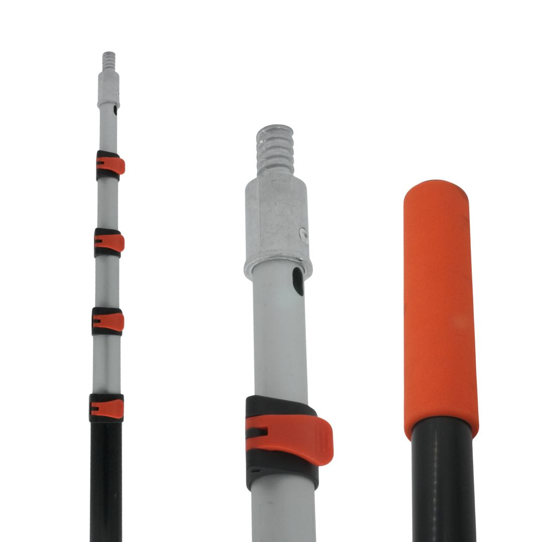 Cepillo Con Extensión Ajustable 9mts Lavado De Páneles Solares