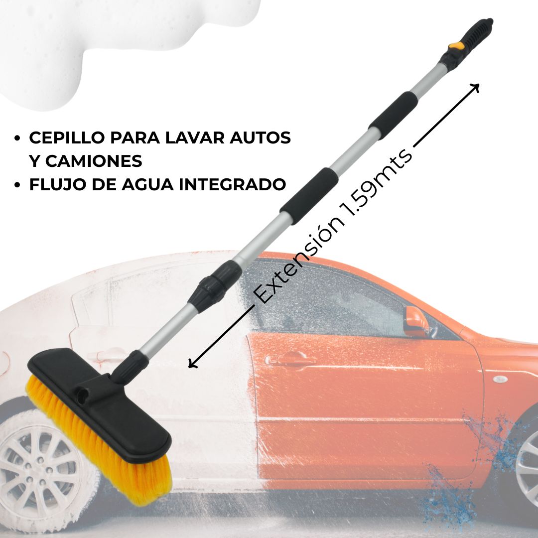 Cepillo Para Lavado de Autos y Camiones con Extensión