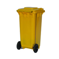 Cesto para Basura 120L 32G Reciclaje Ruedas y Tapa accionada por Pedal Bolsa38
