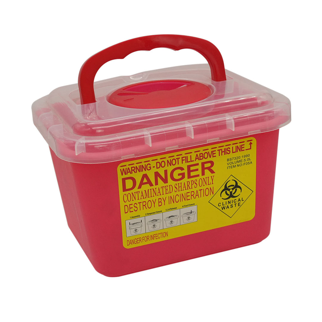 Recipiente Para Cortopunzantes 5 Litros