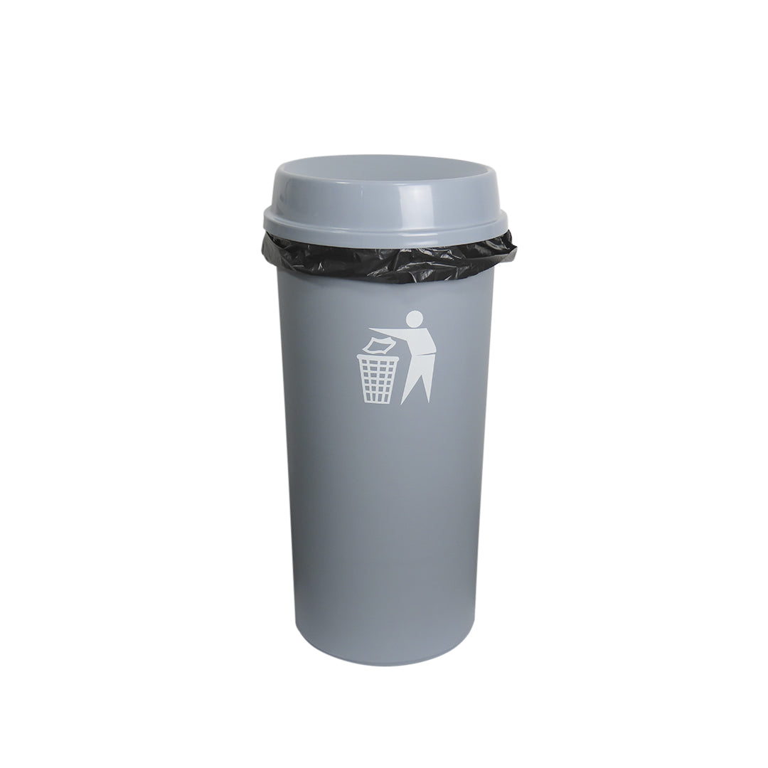 Cesto para Basura 80L-21G Tapa Embudo Bolsa32