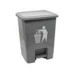 Cesto para Basura 15L-4G con Pedal Gris Bolsa18