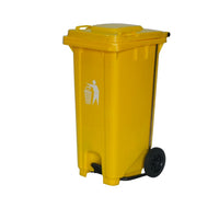 Cesto para Basura 120L 32G Reciclaje Ruedas y Tapa accionada por Pedal Bolsa38
