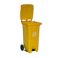 Cesto para Basura 120L 32G Reciclaje Ruedas y Tapa accionada por Pedal Bolsa38