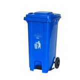 Cesto para Basura 120L 32G Reciclaje Ruedas y Tapa accionada por Pedal Bolsa38