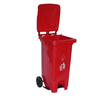 Cesto para Basura 120L 32G Reciclaje Ruedas y Tapa accionada por Pedal Bolsa38