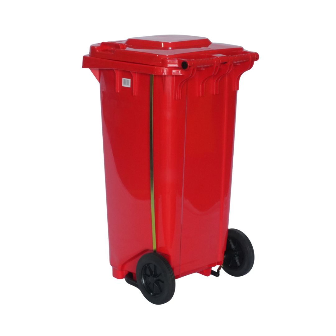 Cesto para Basura 120L-32G Reciclaje Ruedas y Tapa accionada por Pedal Bolsa38