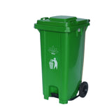 Cesto para Basura 120L 32G Reciclaje Ruedas y Tapa accionada por Pedal Bolsa38