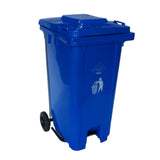 Cesto para Basura 240L 64G Con Pedal. Rojo, Azul, Gris, Verde y Amarillo Bolsa50