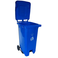 Cesto para Basura 240L 64G Con Pedal. Rojo, Azul, Gris, Verde y Amarillo Bolsa50