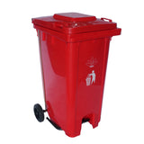 Cesto para Basura 240L 64G Con Pedal. Rojo, Azul, Gris, Verde y Amarillo Bolsa50