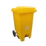 Cesto para Basura 100L-26G Reciclaje Ruedas y Tapa accionada por Pedal Bolsa38