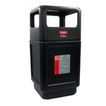 Cesto Negro City Institucional Areas Públicas 135L-36G Bolsa38