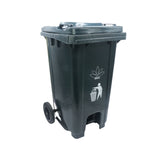 Cesto para Basura 100L-26G Reciclaje Ruedas y Tapa accionada por Pedal Bolsa38