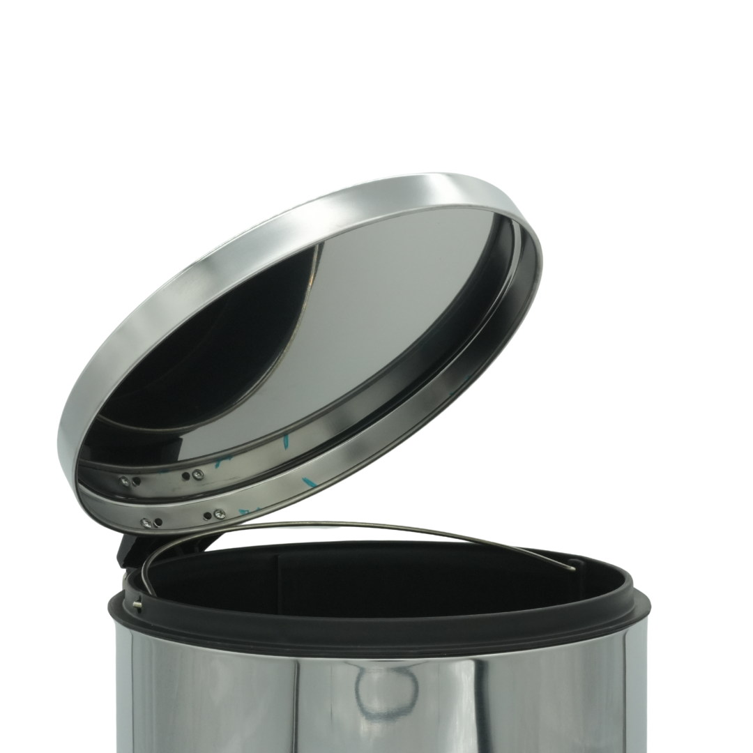 Cesto para Basura Acero 30L-8G con Pedal Bolsa23