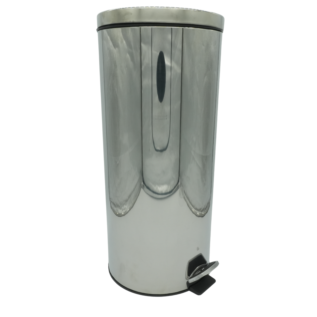 Cesto para Basura Acero 30L-8G con Pedal Bolsa23