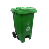 Cesto para Basura 100L-26G Reciclaje Ruedas y Tapa accionada por Pedal Bolsa38