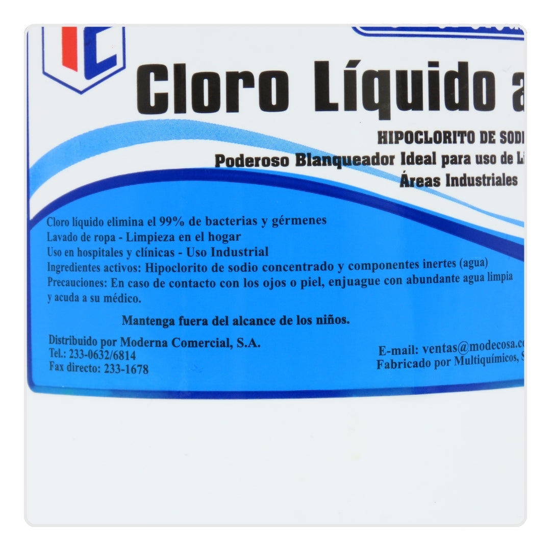 Cloro Líquido al 3% Galón