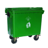 Contenedor para Basura Verde 660L 175G