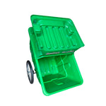 Contenedor para Basura Verde 400L 115G Carreta Abatible