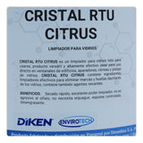 Limpia Vidrios Cristal RTU Citrus en Galón