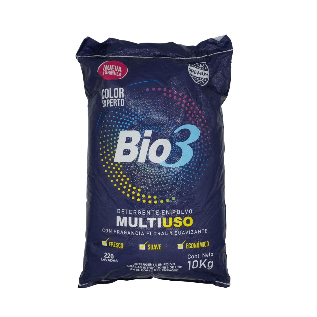 Detergente en Polvo Saco Con Fragancia 10Kg