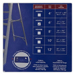 Escalera De Aluminio 6 Pies