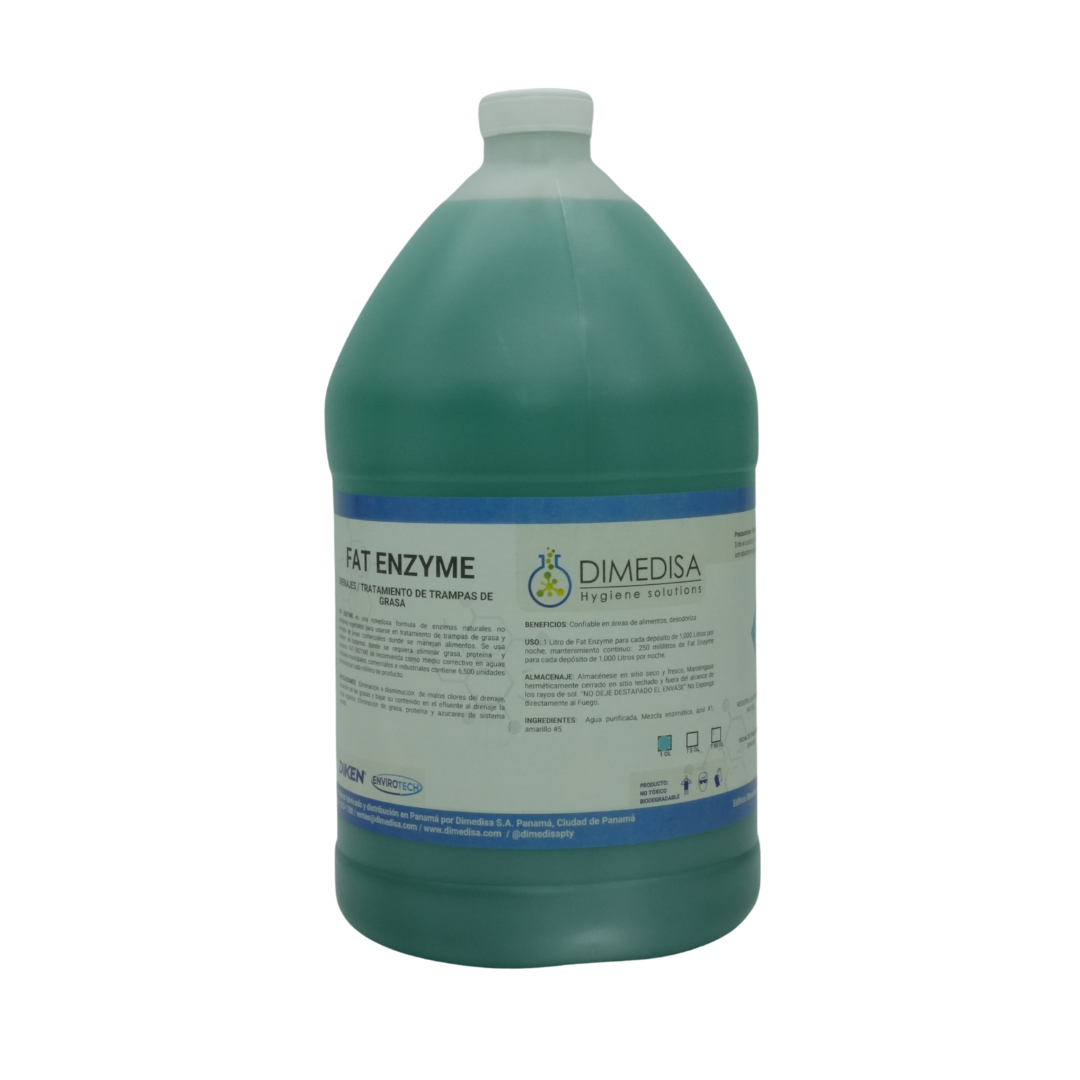 Fat Enzyme - Enzima para Trampas de Grasa y Drenajes Galón