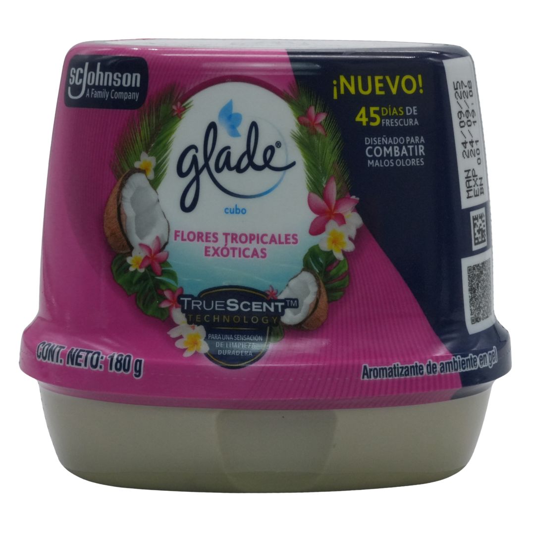 Glade Fragancia Gel en Cubo 180 gr
