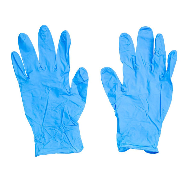 Guantes de Nitrilo Azul x 100 unidades