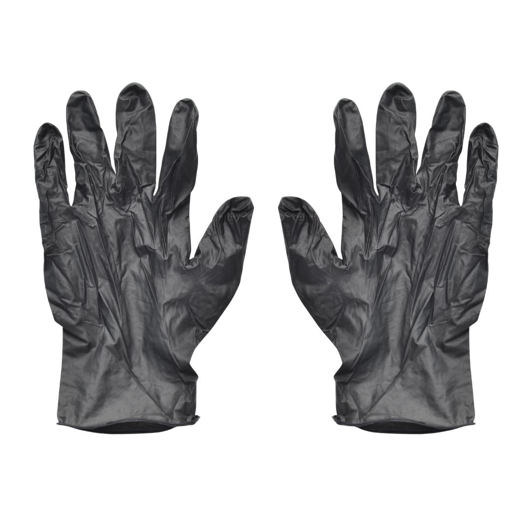Guantes de Nitrilo Negro x 100 unidades