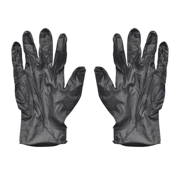 Guantes de Nitrilo Negro x 100 unidades