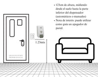Dispensador Jabón o Alcohol gel 1000ml -940-