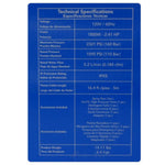 Hidrolavadora 2321psi - 1800wts de Potencia - Bestvalue